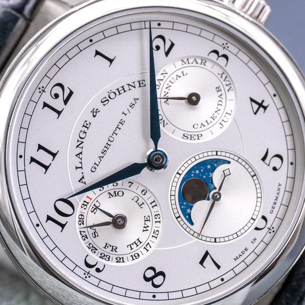 Closer view of A. Lange & Sohne 1815 Annual Calendar 238.026