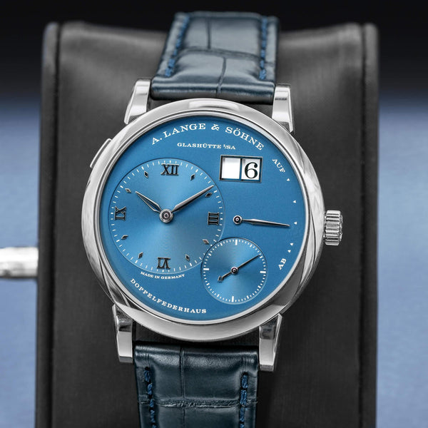 A. Lange & Sohne ‘Blue Series’ Lange-1 191.028 White Gold 38.5mm Box & Papers