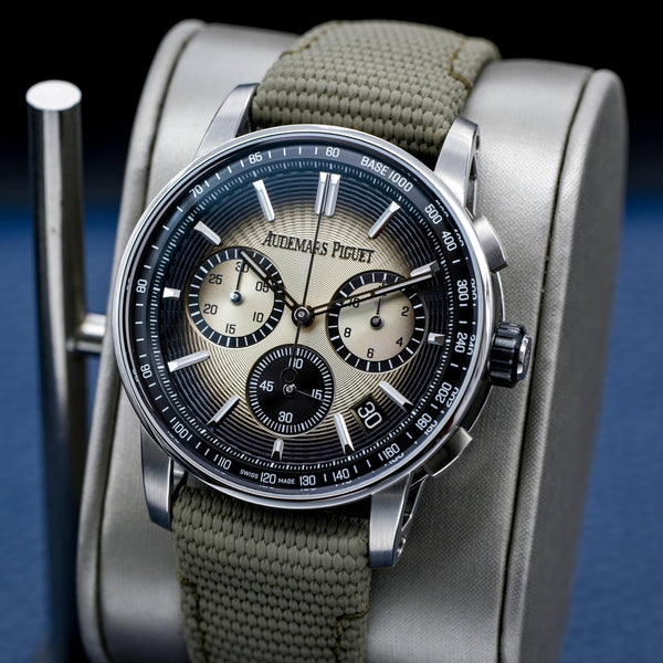 Audemars Piguet Code 11.59 26393QT Smoked Beige Dial Box & Papers