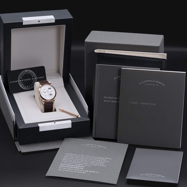 A. Lange & Sohne Lange 1 Moonphase 192.032 Silver Dial 38.5mm 2025 Box & Papers