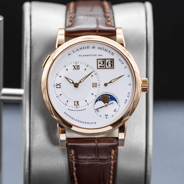 A. Lange & Sohne Lange 1 Moonphase 192.032 Silver Dial 38.5mm 2025 Box & Papers