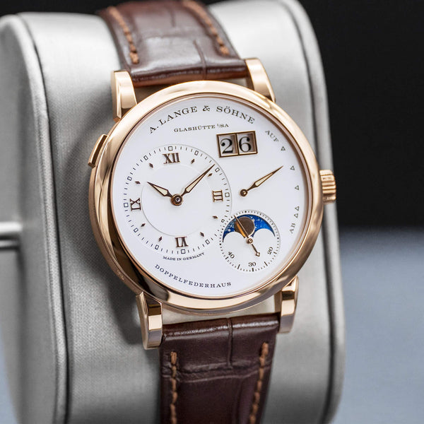 A. Lange & Sohne Lange 1 Moonphase 192.032 Silver Dial 38.5mm 2025 Box & Papers
