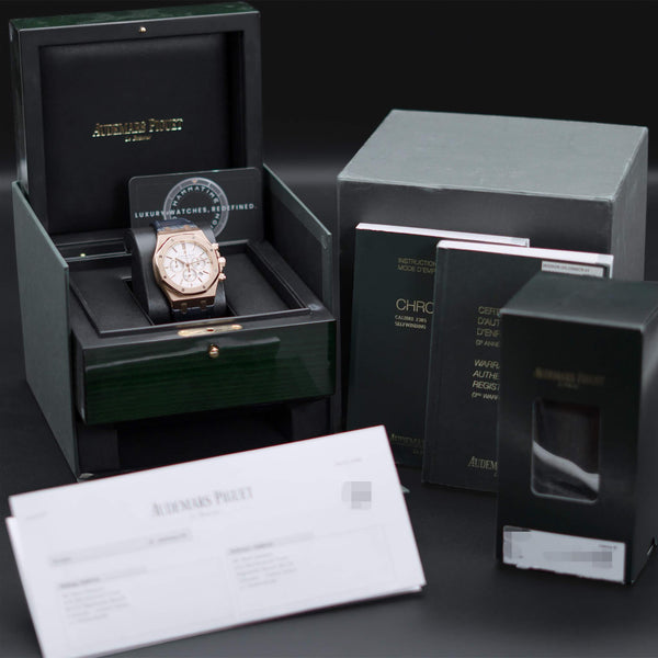Audemars Piguet Royal Oak Chrono 26320OR 41mm 2015 Box & Papers – Serviced 2026