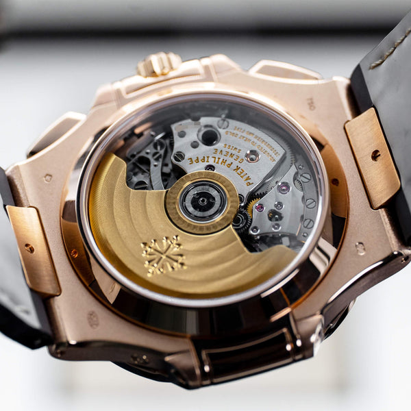 Patek Philippe Nautilus Chrono 5980R Rose Gold Brown Dial 2010 Box & Papers