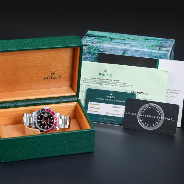 Rolex GMT Master II 16710 “Pepsi” with box and papers