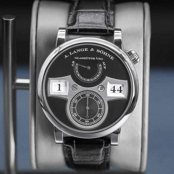 A. Lange & Sohne Zeitwerk 140.029 White Gold 41.9mm Box & Papers