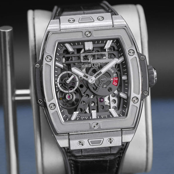 Slight angled view of Hublot Spirit of Big Bang Meca-10