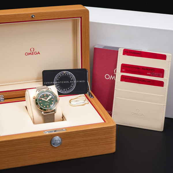 Omega Seamaster Diver Bronze-Gold 42mm 2025 Box & Papers
