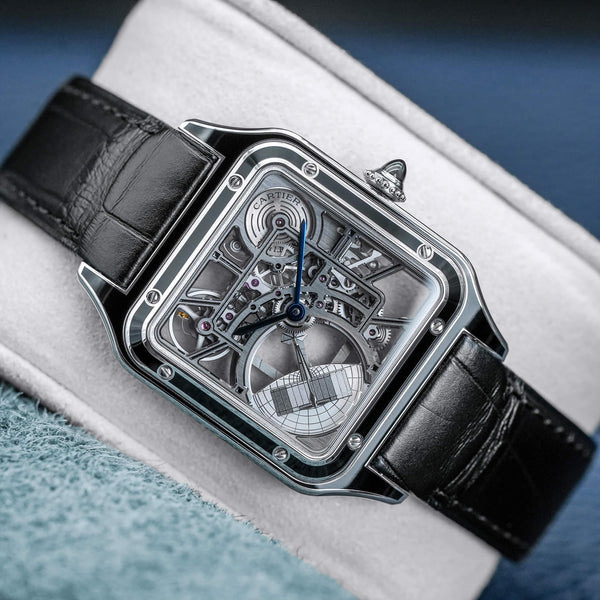 Cartier Santos-Dumont WHSA0044 Skeleton Dial 43.5mm 2025 Box & Papers