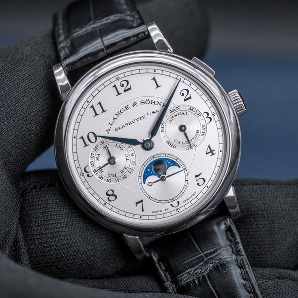 A. Lange & Sohne 1815 Annual Calendar 238.026 White Gold 40mm Box & Papers