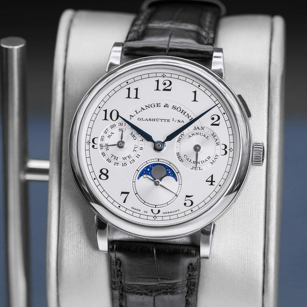 A. Lange & Sohne 1815 Annual Calendar 238.026 White Gold 40mm Box & Papers