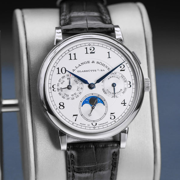 A. Lange & Sohne 1815 Annual Calendar 238.026 White Gold 40mm 2021 Box & Papers