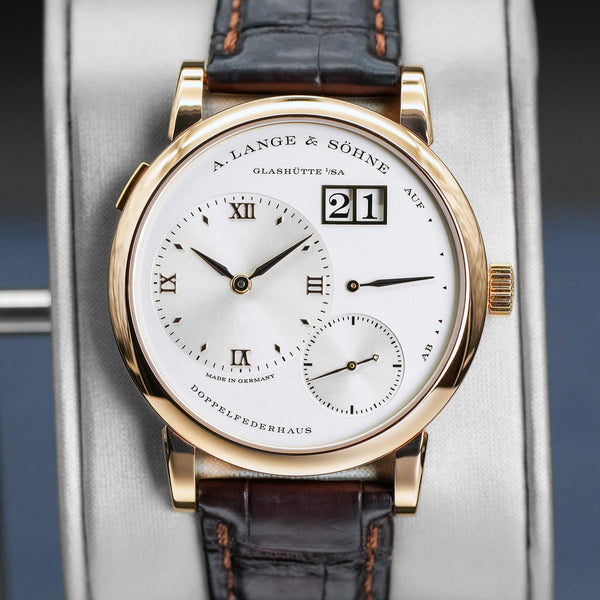 Central view of A. Lange & Sohne Lange 1 191.032 Silver Dial