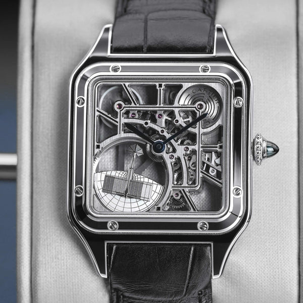 Cartier Santos-Dumont WHSA0044 Skeleton Dial 43.5mm 2025 Box & Papers