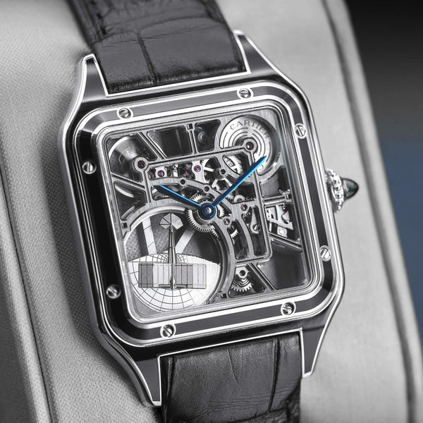 Cartier Santos-Dumont WHSA0044 Skeleton Dial 43.5mm 2025 Box & Papers