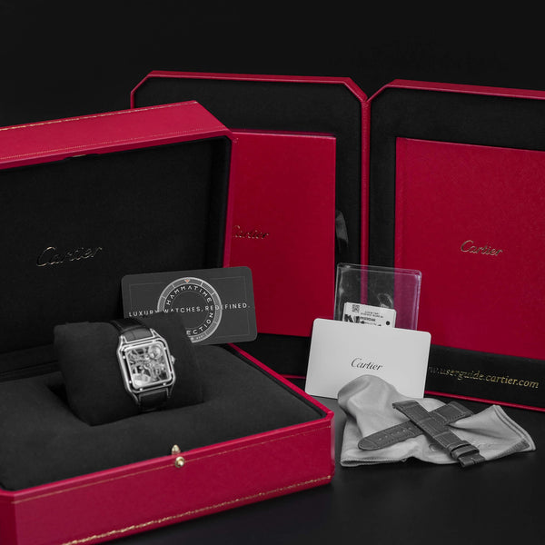 Cartier Santos-Dumont WHSA0044 Skeleton Dial 43.5mm 2025 Box & Papers