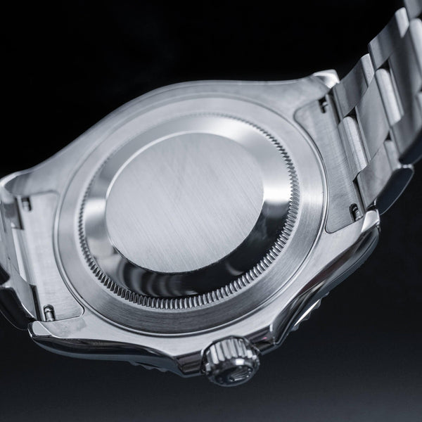 Caseback of Rolex Yacht-Master 126622 "Captain America" Blue Dial