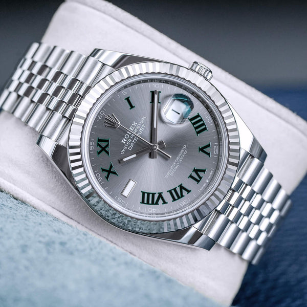 Rolex Datejust Wimbledon 126334 Slate Dial Jubilee 41mm 2026 NEW Box & Papers