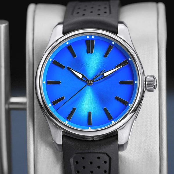 H. Moser & Cie Pioneer 3200-1217 Artic Blue Dial 40mm 2023 Box & Papers