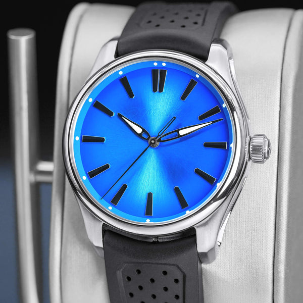 H. Moser & Cie Pioneer 3200-1217 Artic Blue Dial 40mm 2023 Box & Papers