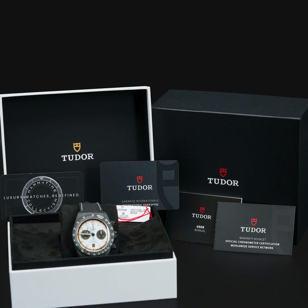 Tudor Black Bay Chrono “Carbon 26” M79377KN White Dial 42mm 2026 NEW Box & Paper