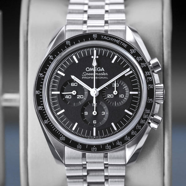Omega Speedmaster Moonwatch Black Dial 42mm 2026 Box & Papers