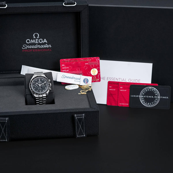 Omega Speedmaster Moonwatch Black Dial 42mm 2026 Box & Papers