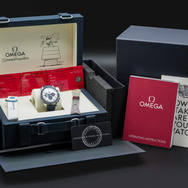 Omega Speedmaster “Silver Snoopy Award” 50th Anniversary 2022 with box and papers