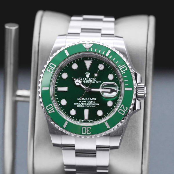Rolex Submariner “Hulk” 116610LV Green Dial 41mm 2013 Box & Papers