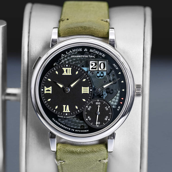 Central view of A. Lange & Sohne Grand Lange 1 Lumen Platinum 117.035