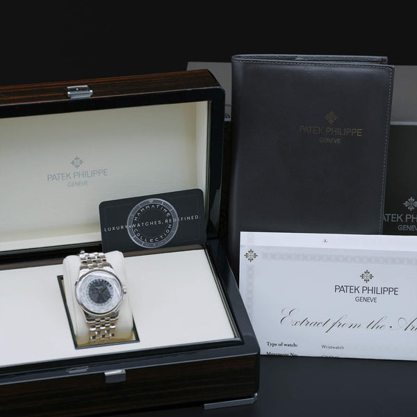 Patek Philippe Complications World Time 5130/1G with box and papers