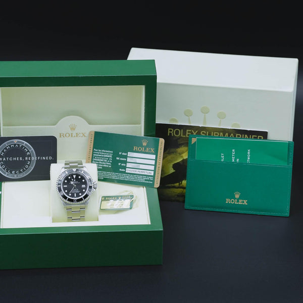 Rolex Sea-Dweller 16600 Black Dial with box and papers