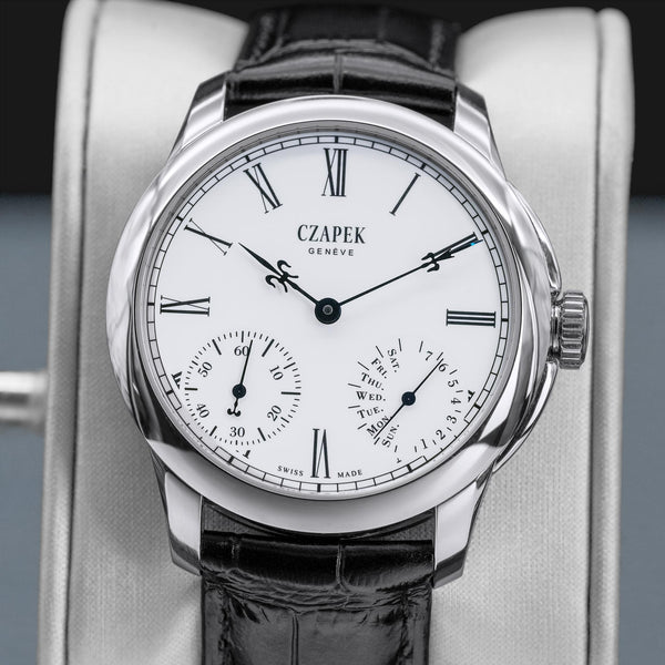 Czapek Quai des Bergues No.25 QDB25 White Dial 42.5mm 2018 Box & Papers
