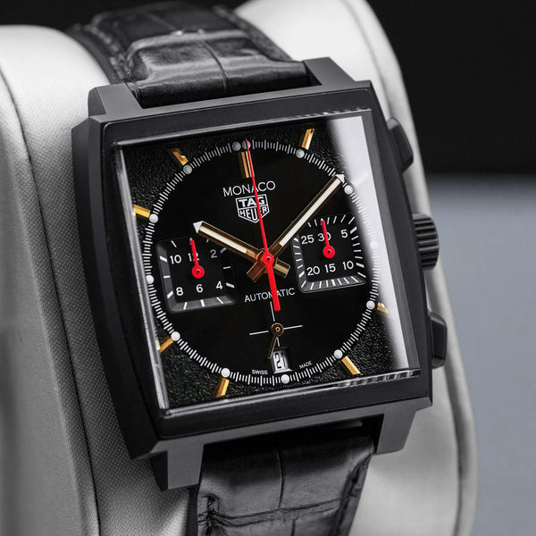 TAG Heuer Monaco “Dark Lord” Chrono CBL2180.FC6497 39mm 2022 Box & Papers