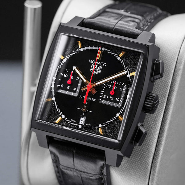 TAG Heuer Monaco “Dark Lord” Chrono CBL2180.FC6497 39mm 2022 Box & Papers