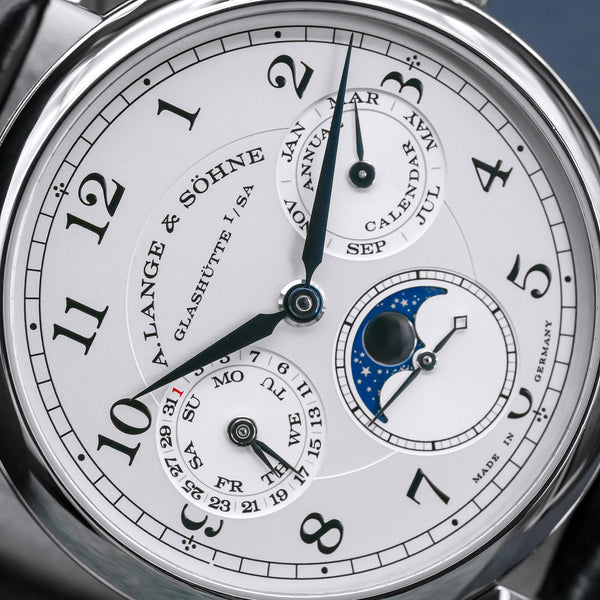 A. Lange & Sohne 1815 Annual Calendar 238.026 White Gold 40mm 2018 Box & Papers
