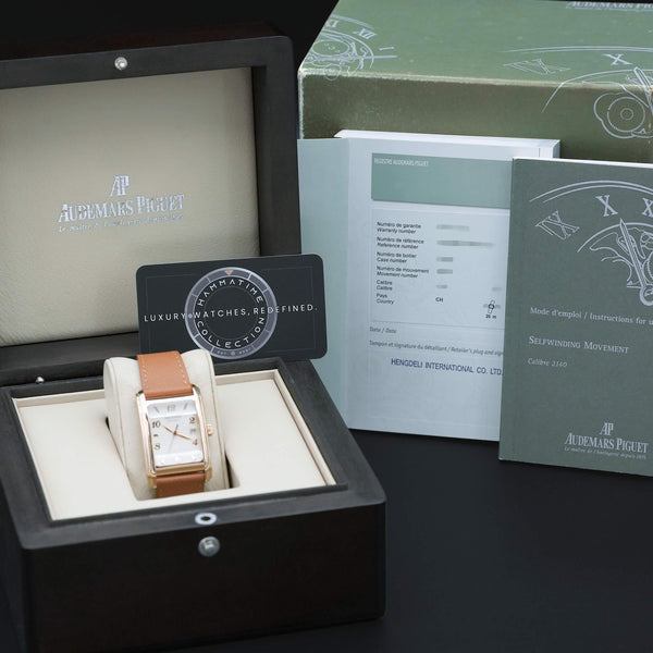 Audemars Piguet Edward Piguet 15121OR Silver Dial 29mm Box & Papers