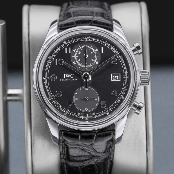 IWC Portugieser Chronograph IW390404 Grey Dial 42mm - Factory Serviced June 2026