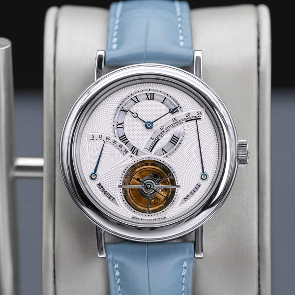 Breguet Classique Tourbillion Power Reserve 3657PT White Dial 39mm Watch Only