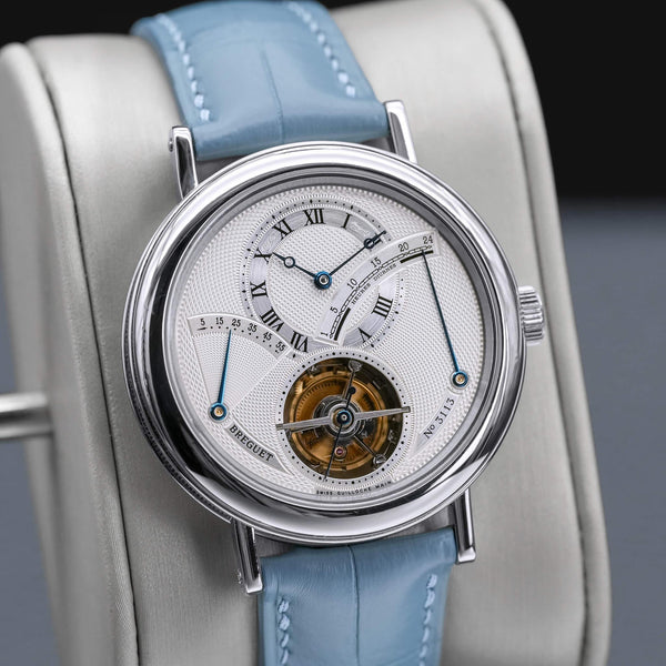 Breguet Classique Tourbillion Power Reserve 3657PT White Dial 39mm Watch Only