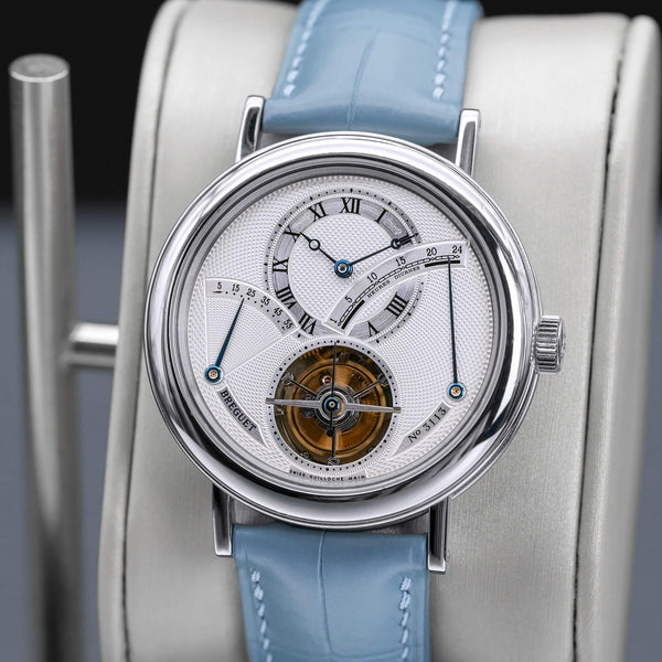 Breguet Classique Tourbillion Power Reserve 3657PT White Dial 39mm Watch Only