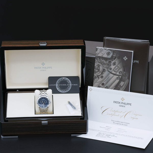 Patek Philippe Complications Annual Calendar 4947/1A Blue 38mm 2021 Box & Papers