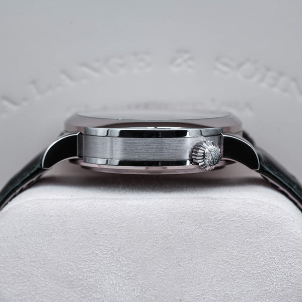Opposite side view of A. Lange & Sohne Zeitwerk 140.029 case