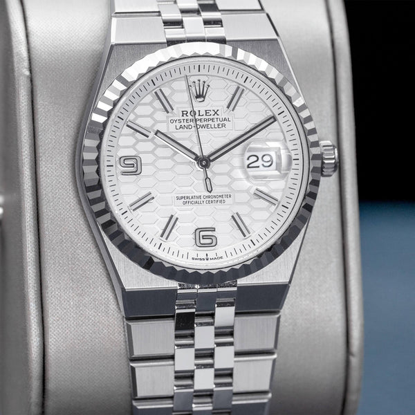 Rolex Land Dweller 127234 36mm Release Box & Papers