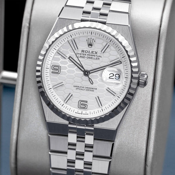 Rolex Land Dweller 127234 36mm Release Box & Papers