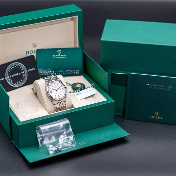 Rolex Land Dweller 127234 36mm Release Box & Papers