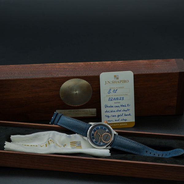 J.N. Shapiro Infinity Custom Series with box and papers