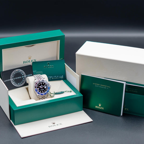 Rolex GMT Master II 126710BLNR “Batgirl” 40mm Box & Papers