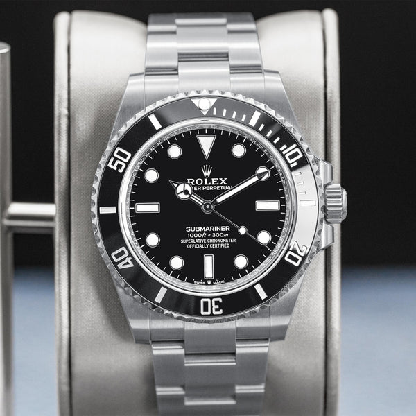 Rolex Submariner No Date 124060 Black Dial 41mm Box & Papers