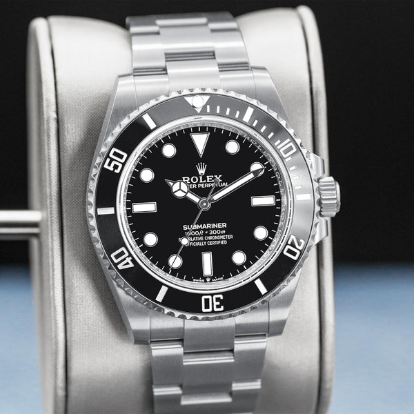Rolex Submariner No Date 124060 Black Dial 41mm Box & Papers